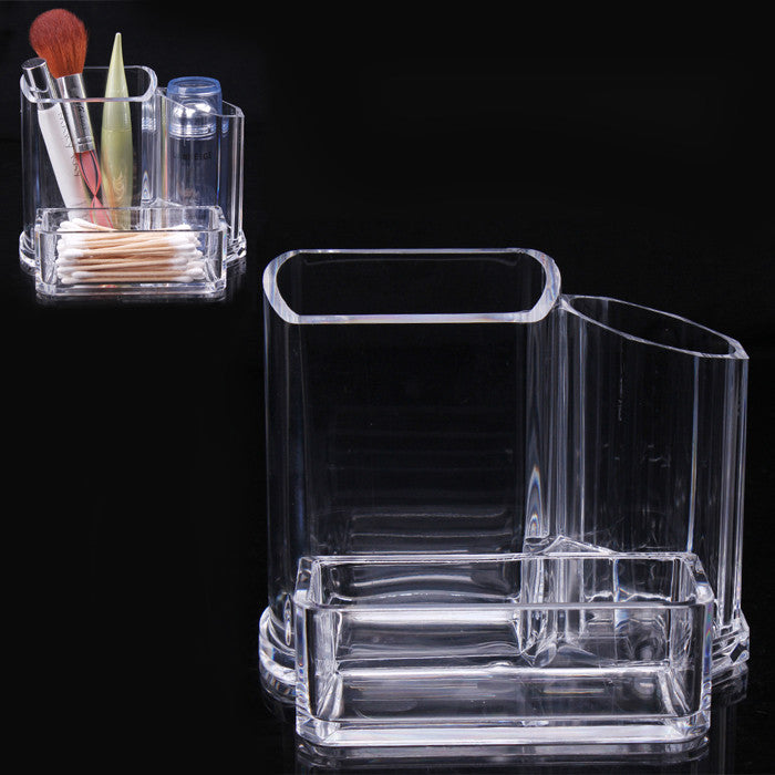 Clear Acrylic Makeup Cosmetic Organizer Lipstick Brush Display Holder Stand ping EF8