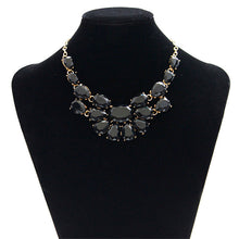 Fashion Women Vinatge Brief Charm Choker Pendant Necklace Yellow Black EF8