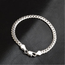 silver snake 5 mm Width bracelet bangle Jewelry crystal trendy men bracelets  EF8