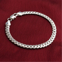 silver snake 5 mm Width bracelet bangle Jewelry crystal trendy men bracelets  EF8