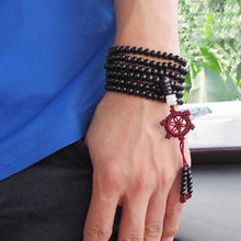 valentine's Gift 216 beads Wood Prayer Bead Mala Bracelet Women Men jewelry 6mm Natural S alwood Buddhist Buddha Meditation EF8